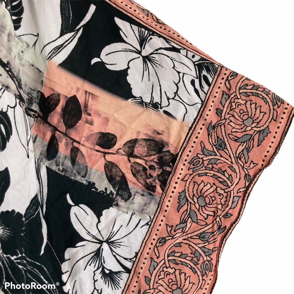 Tolani Collection Multi Pattern Block Print Flora… - image 8